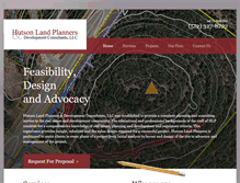 Tablet Screenshot of hutsonlandplanners.com